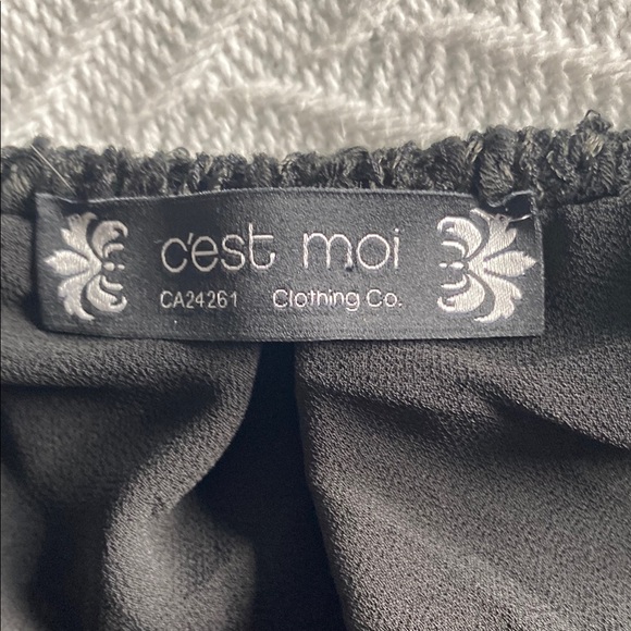 C’est Moi Chic Black Knit Sweater - Picture 2 of 7